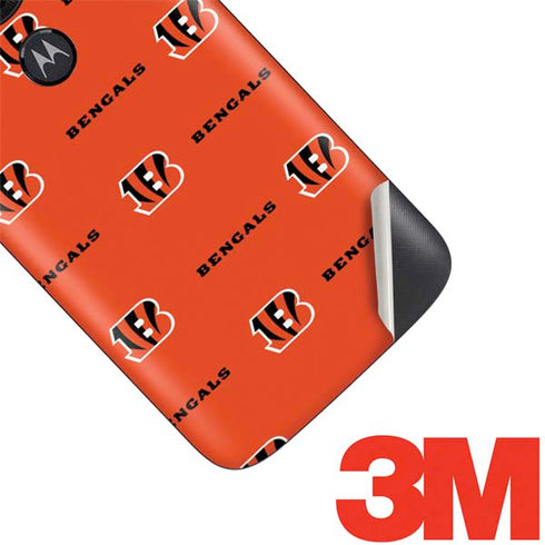 NFL Cincinnati Bengals Blitz Series Moto E5 Play Skin